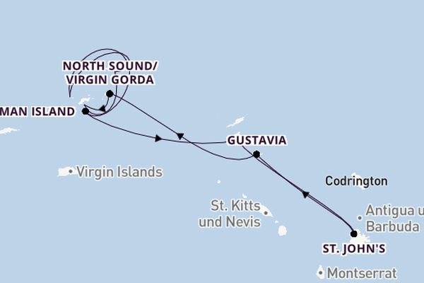 Östliche Karibik ab Philipsburg, St. Maarten auf der SEA CLOUD SPIRIT