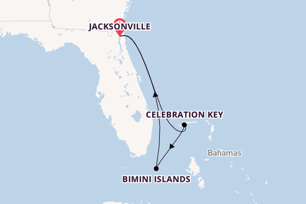 Caribbean from Jacksonville, Florida with the Carnival Elation