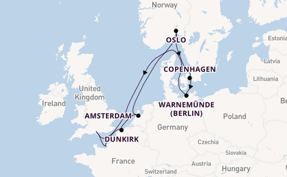 British Isles from Southampton, England with the Seven Seas Prestige