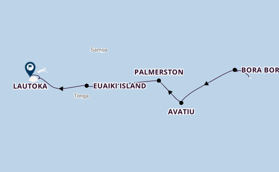Polynesië vanaf Papeete, Frans-Polynesië met de Silver Cloud