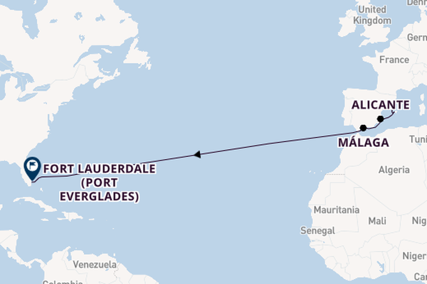 Spanish Fusion to The Sunshine State Transatlantic Voyage