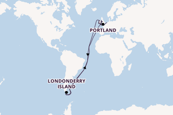 Transatlantic & Repositioning from Southampton (London), England, United Kingdom with the Seven Seas Grandeur