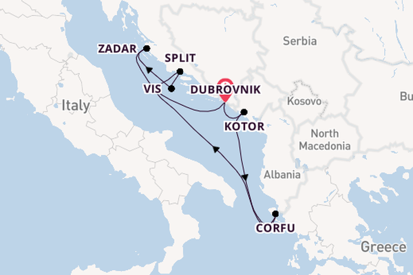 Ultra Luxury Jewels Of The Dalmatian Coast with Dubrovnik Stay