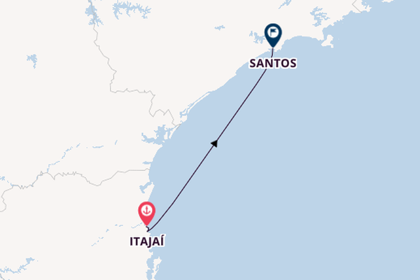 Brazil from Itajaí, Brazil with the MSC Armonia 