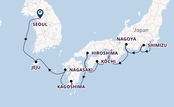 Hiroshima, Osaka, Snow Monkeys, Tokyo & Mount Fuji Tour with All Inclusive Japan & South Korea Cruise