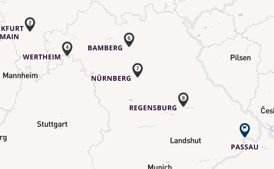 8 Tage Westeuropa Kreuzfahrt