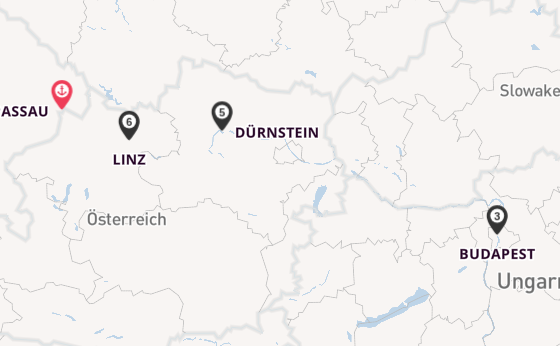 Donau ab Passau auf der A-ROSA MIA