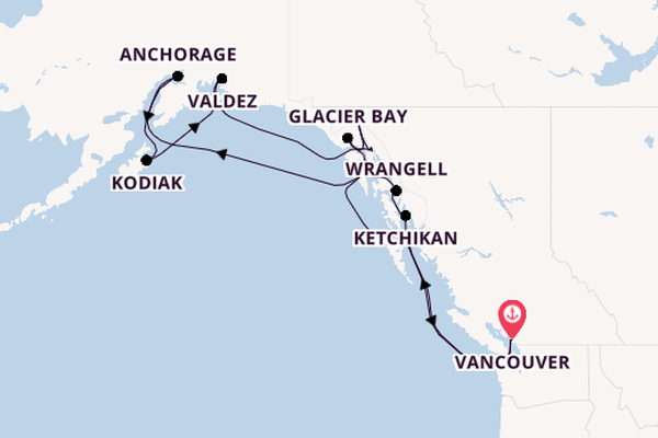 Alaska & West Canada from Vancouver, Canada with the Nieuw Amsterdam