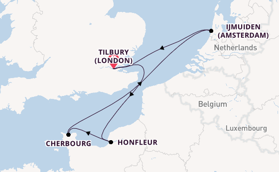 6 day journey from Tilbury (London)