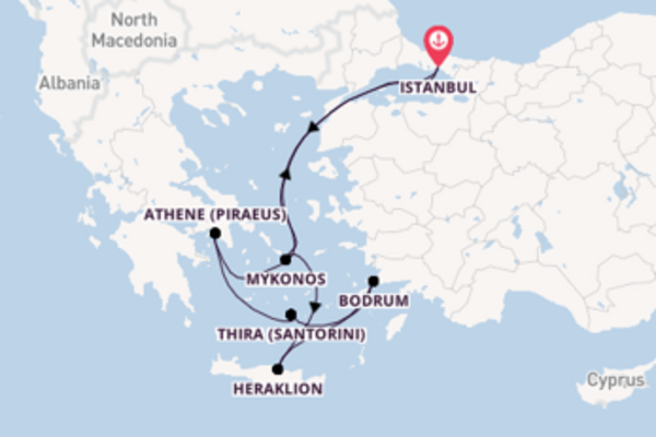 8daagse cruise met de Costa Fortuna vanuit Istanbul