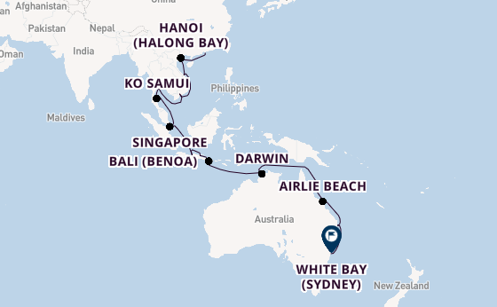 Southeast Asia from Hong Kong, China with the Azamara Pursuit