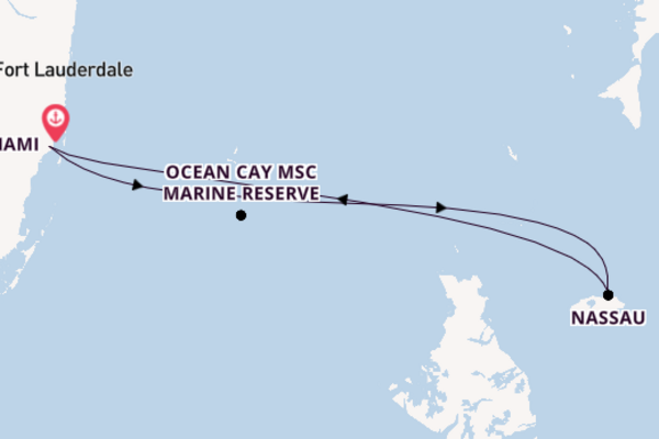 5 day voyage on board the MSC Divina from Miami
