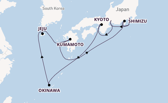 Japan from Yokohama (Tokyo), Japan with the Celebrity Solstice