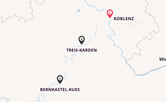 Mosel ab Koblenz, Deutschland auf der VIVA MOMENTS