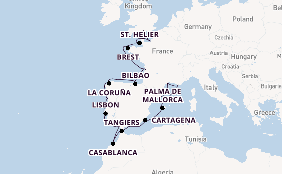 Western Mediterranean from Barcelona, Spain with the Seven Seas Voyager