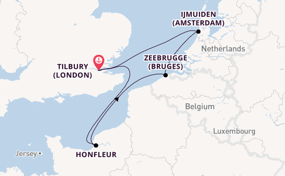 6 day expedition from Tilbury (London)