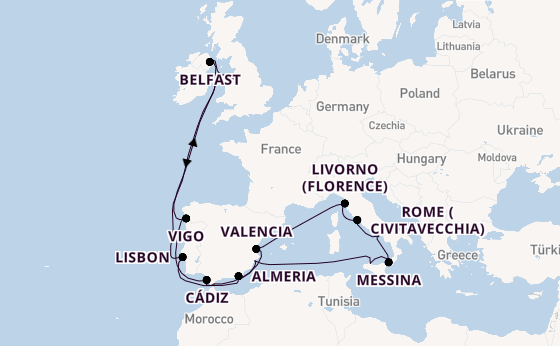 24 day cruise with the Ambition to Liverpool