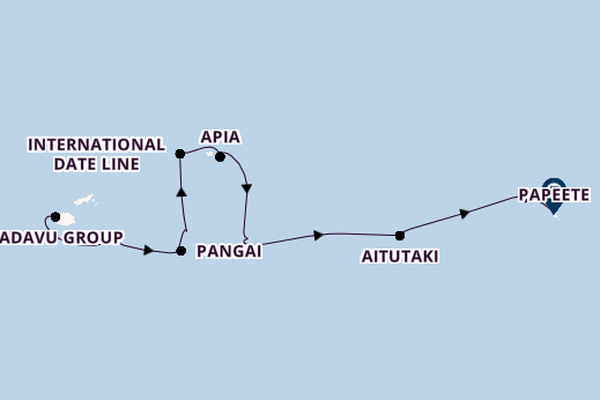 Polynesia from Lautoka, Fiji with the Seabourn Pursuit