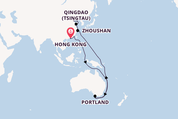 China from Hong Kong, China with the Viking Yi Dun