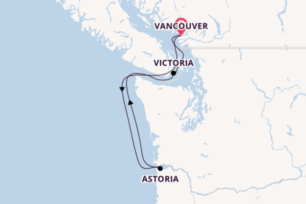 Cruise met Holland America Line naar het sprankelende Vancouver