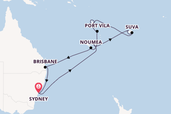 16 day trip from Sydney