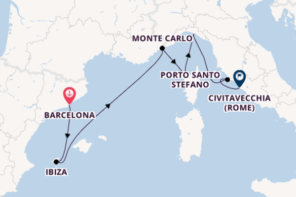 Cruise in 9 dagen naar Civitavecchia (Rome) met Explora Journeys