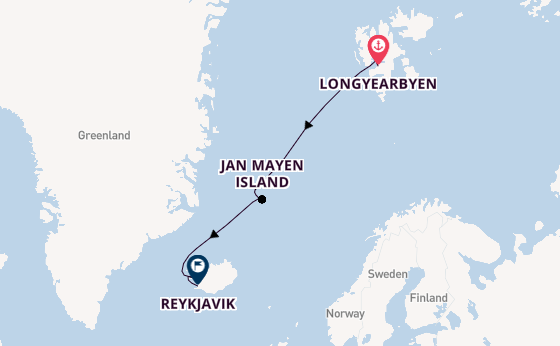 Arctic Ocean from Longyearbyen, Norway with the Silver Endeavour
