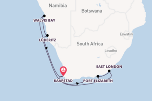 15daagse cruise naar Lüderitz