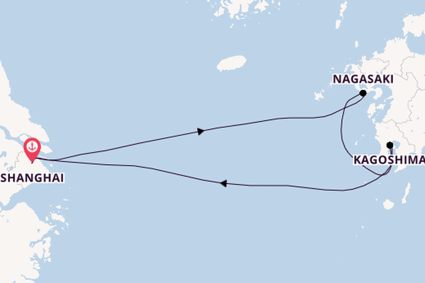Japan from Shanghai, China with the Spectrum of the Seas
