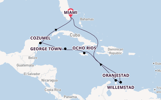 Caribbean vanaf Nederland met de MSC Poesia