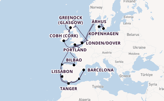 Britse Eilanden vanaf Rotterdam, Nederland met de Nieuw Statendam