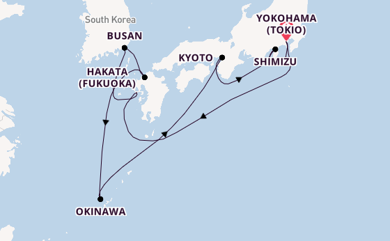 Japan vanaf Yokohama (Tokio), Japan met de Celebrity Solstice
