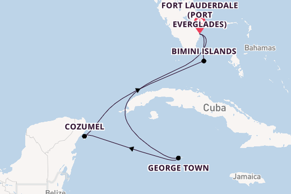 Western Caribbean from Fort Lauderdale (Port Everglades), Florida with the Celebrity Equinox