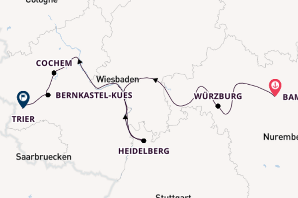 Trip with Viking River Cruises from Bamberg to Trier