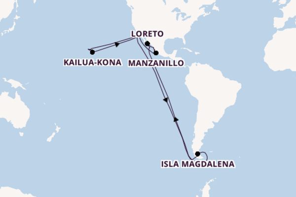 Cruise met Holland America Line naar Puerto Vallarta