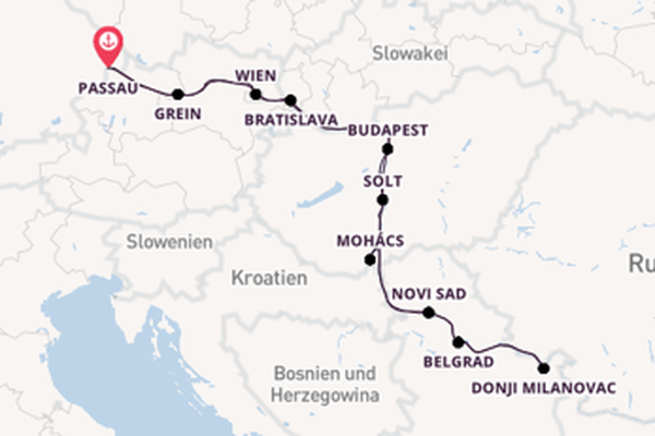 In 12 Tagen nach Passau über Bratislava