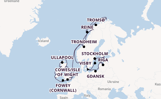 British Isles from Copenhagen, Denmark with the Seabourn Quest