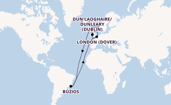 Transatlantic from Reykjavik, Iceland with the Viking Vela