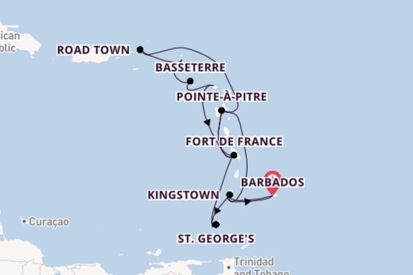 MSC Virtuosa 15  Bridgetown-Bridgetown