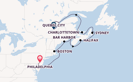 ALL INCLUSIVE Colonial Coastlines: Canada, New England With Philly Stay