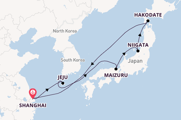 Incredible Japan & South Korea with a Shanghai Stay