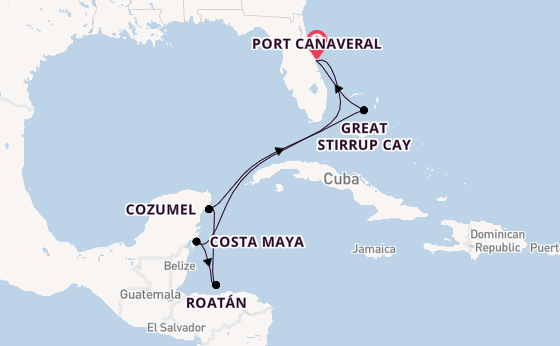 Caribbean from Port Canaveral, Florida, USA with the Norwegian Epic