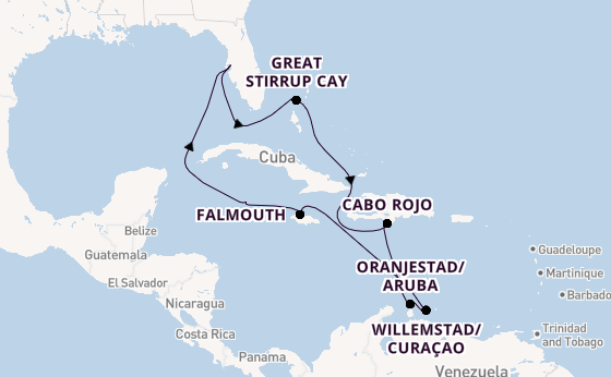 Caribbean from Tampa, Florida, USA with the Norwegian Gem