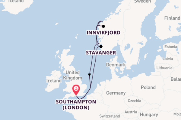 Norway From Southampton with the Iona