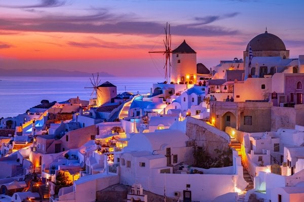 Santorini, Mykonos & Rome With Stay