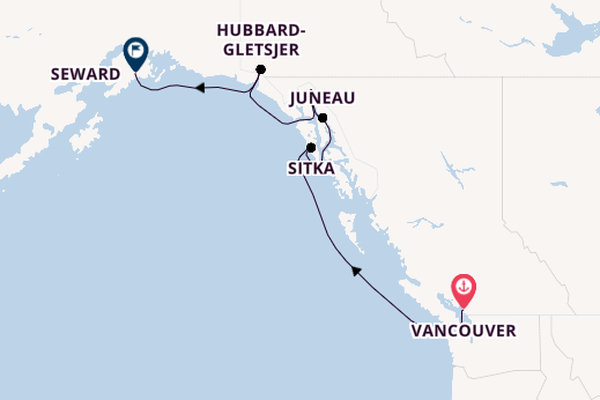 Alaska vanaf Vancouver, Canada met de Ovation of the Seas®