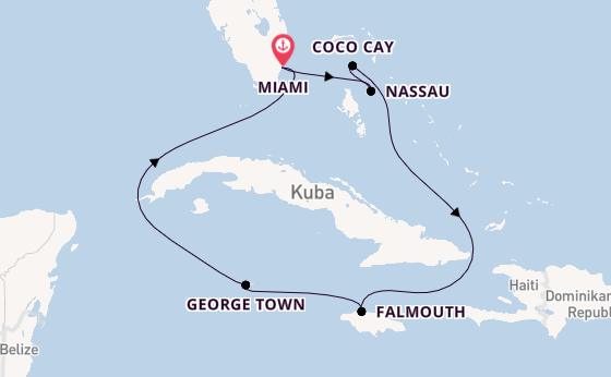 Karibik ab Miami auf der Independence of the Seas