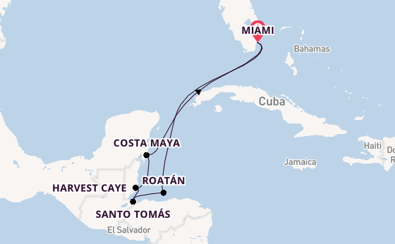 Westelijke Caraïben vanaf Miami, Verenigde Staten met de Seven Seas Grandeur