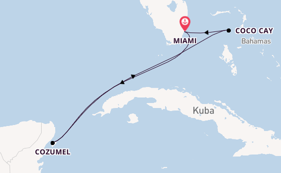 Karibik ab Miami auf der Independence of the Seas