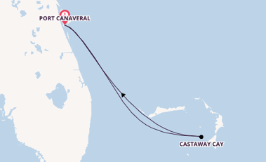 Caribbean vanaf Port Canaveral, Verenigde Staten met de Disney Wish